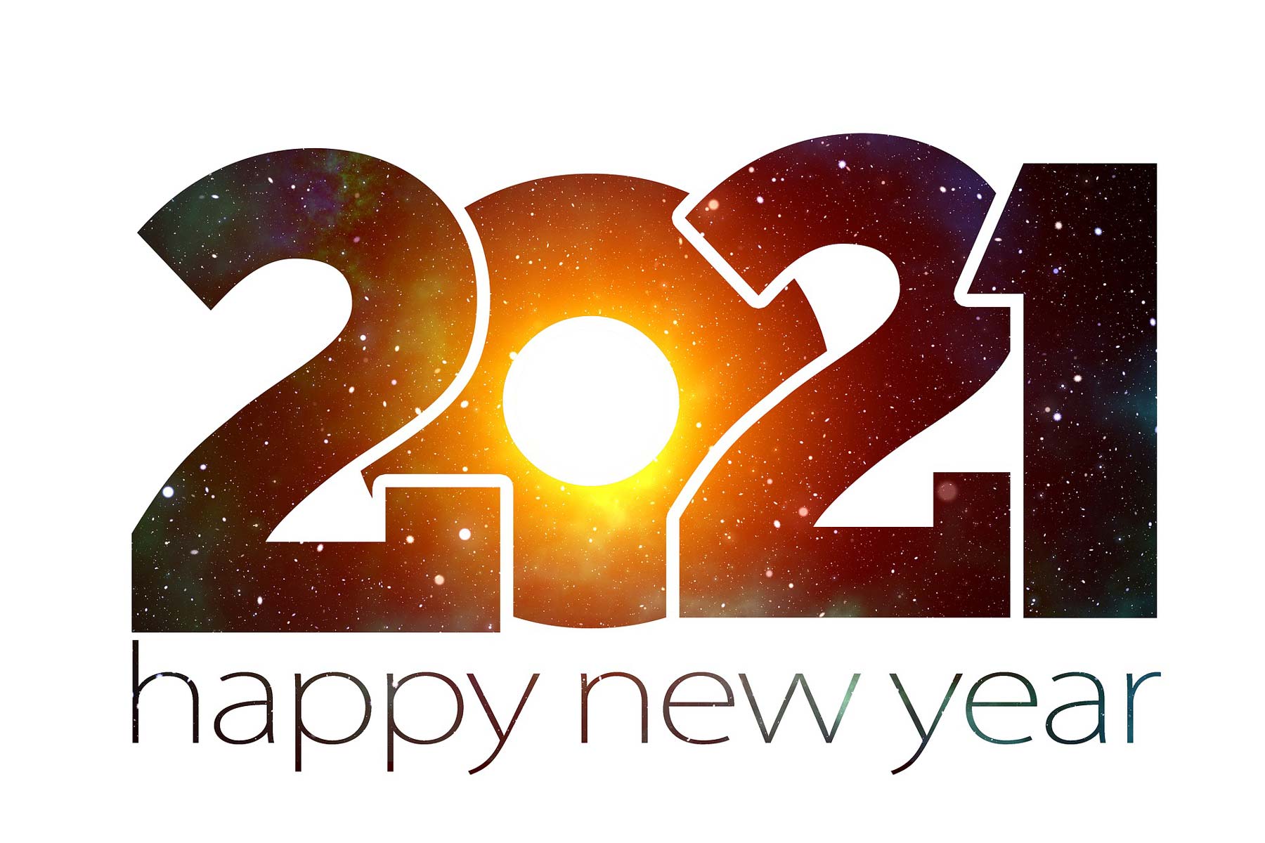 2021新年のイメージ画像（2021 happy new year）